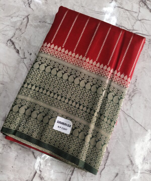 Kaddi Border Georgette Saree | VPC 116