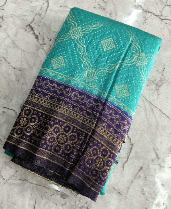Kaddi Border Georgette Saree | VPC 119