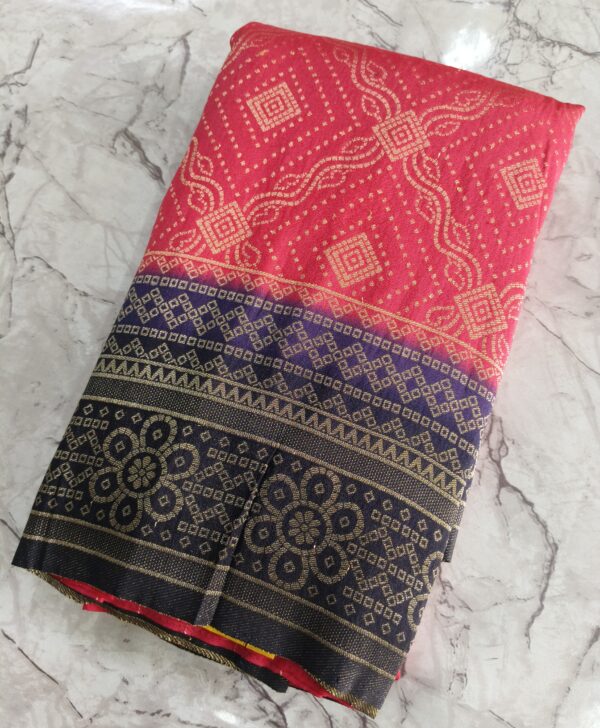 Kaddi Border Georgette Saree | VPC 120