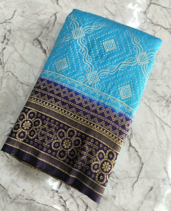 Kaddi Border Georgette Saree | VPC 122