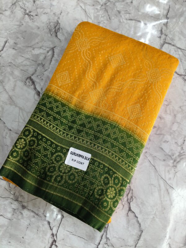 Kaddi Border Georgette Saree | VPC 123
