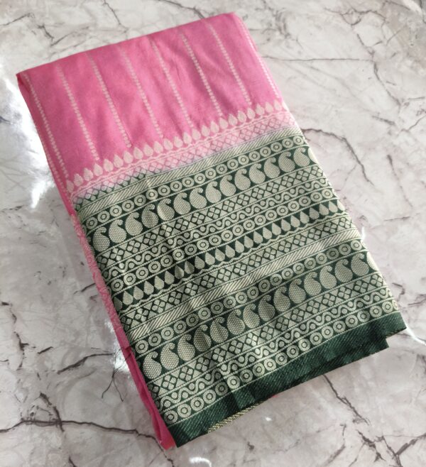 Kaddi Border Georgette Saree | VPC 112