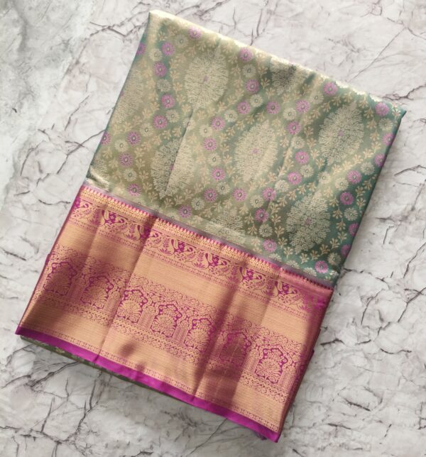 Semi Kanchi Pattu Saree | VPC 202