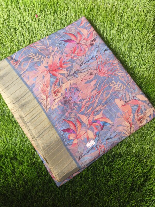 Printed Semi Dola Silk Saree | VPC-PSD2