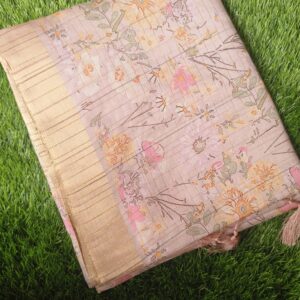 printed semi dola silk saree 8