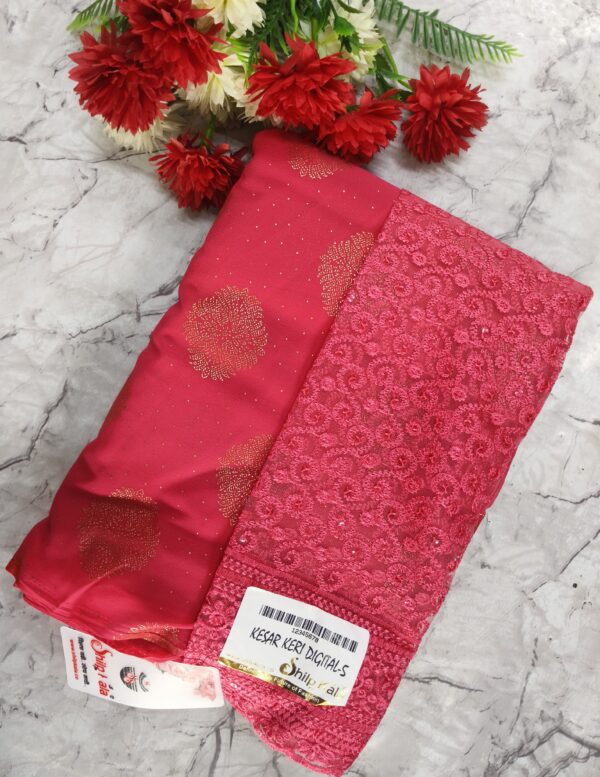 chiffon printed saree